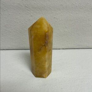 Yellow Golden Healer Crystal Point Tower